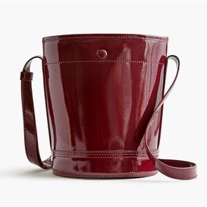 J.Crew Burgundy Bucket Bag